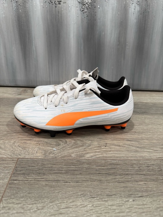 Puma Other - Puma White & Orange Soccer Cleats with Black Lining